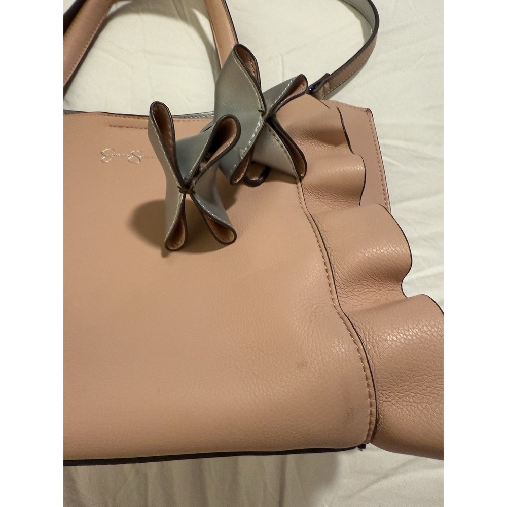 Jessica Simpson Faux Pink Ruffle Purse - Picture 4 of 13